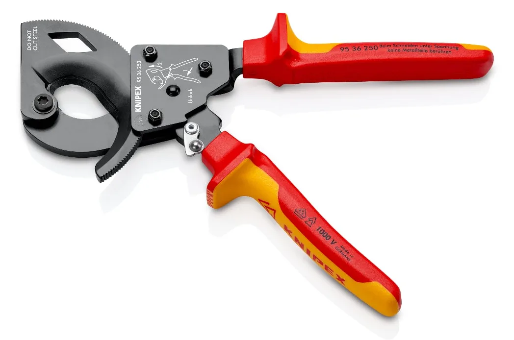 KNIPEX Kabelschneider - Lacquered Black, Ansicht 3