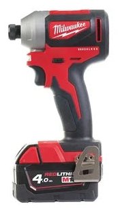 Milwaukee M18 CBLID-402C Kompakt-Bürstenloser 1/4" HEX-Akku-Schlagschrauber