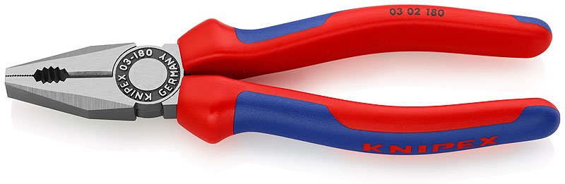 KNIPEX KP-0302180 - Prüfzange - Stahl - Blau - Rot - 54 mm - 180 mm - 21 mm