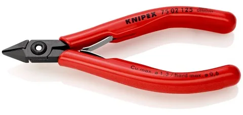 KNIPEX KP-7502125 - Hand-Kabelschneider - Rot - Kunststoff - Stahl - Rot - 62 HRC - 1,4 cm, Ansicht 2