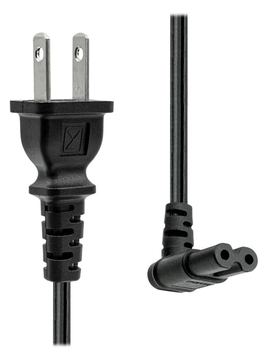 ProXtend Stromkabel - Typ A (M) gerade zu power IEC 60320 C7 gewinkelt von LumaTech