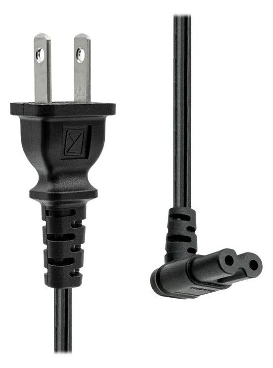 ProXtend Stromkabel - Typ A (M) gerade zu power IEC 60320 C7 gewinkelt