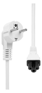 ProXtend Stromkabel - Typ F (M) gewinkelt zu IEC 60320 C5 gerade von LumaTech