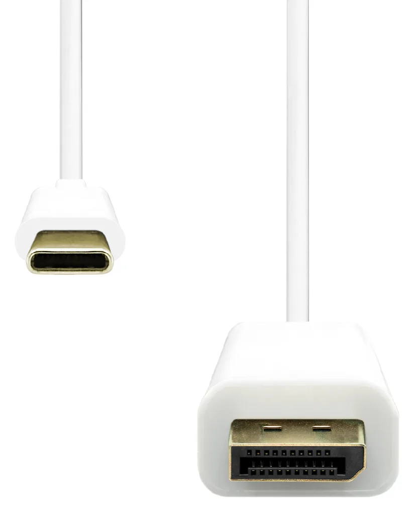 ProXtend USB-C to DisplayPort Cable White - Kabel - Digital/Daten, Ansicht 2