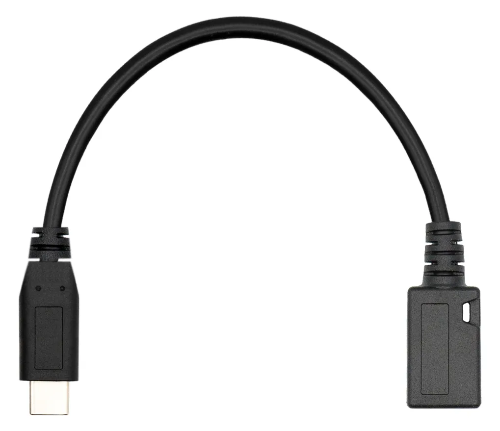 ProXtend USB-C to USB 2.0 Micro B adapter black - Kabel - Digital/Daten, Ansicht 2