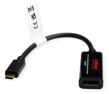 ROLINE Adapterkabel - 24 pin USB-C (M) zu DisplayPort (W), Ansicht 3
