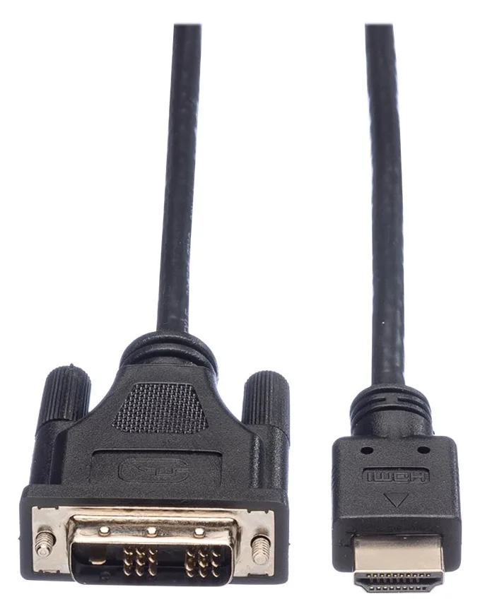 ROLINE Adapterkabel - DVI-D männlich zu HDMI männlich, Ansicht 4