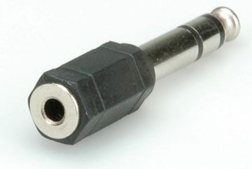 ROLINE Audio-Adapter - Stereo-Stecker männlich zu mini-phone stereo 3.5 mm weiblich von LumaTech