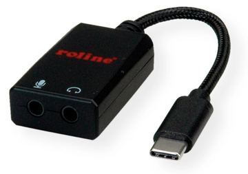 ROLINE Audio-Adapter - USB-C (M) zu Stereo Mini-Klinkenstecker von LumaTech