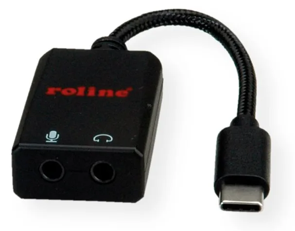 ROLINE Audio-Adapter - USB-C (M) zu Stereo Mini-Klinkenstecker, Ansicht 3