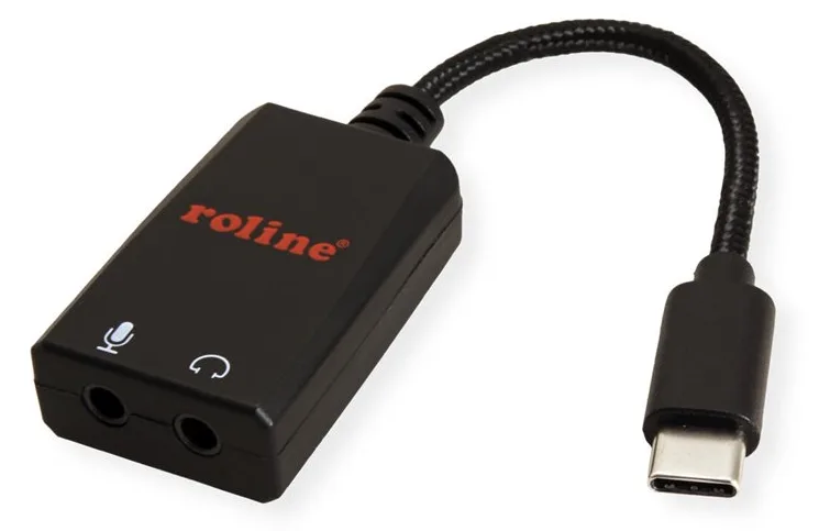ROLINE Audio-Adapter - USB-C (M) zu Stereo Mini-Klinkenstecker, Ansicht 4