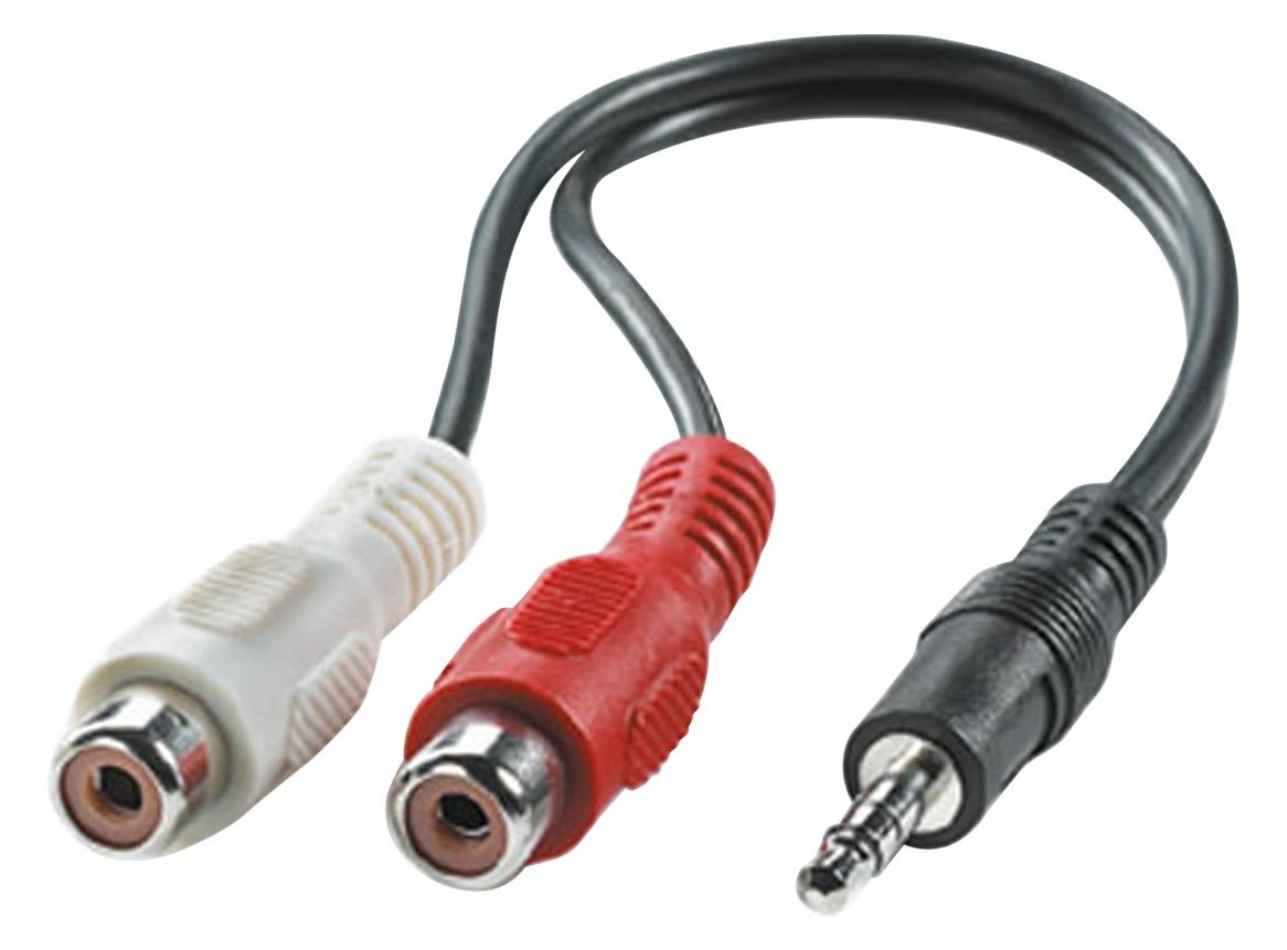 ROLINE Audiokabel - RCA weiblich zu Stereo Mini-Klinkenstecker männlich von LumaTech