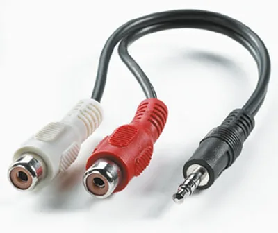 ROLINE Audiokabel - RCA weiblich zu Stereo Mini-Klinkenstecker männlich, Ansicht 2