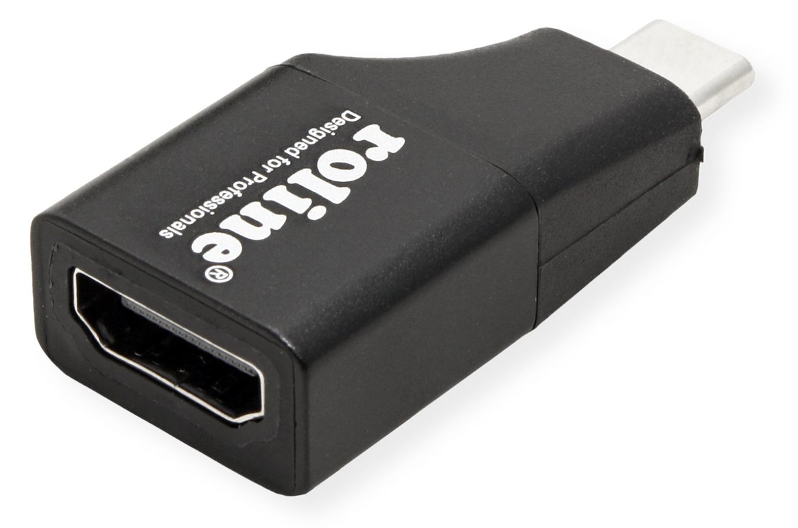 ROLINE Display Adapter USB TypC - HDMI ST/BU 4Ka60Hz - Adapter - Digital/Daten von LumaTech