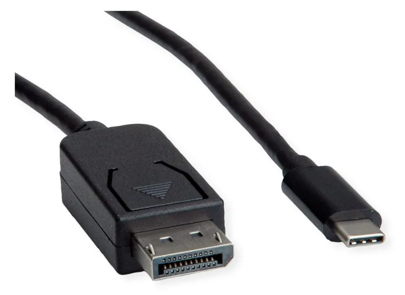ROLINE DisplayPort-Kabel - USB-C (M) zu DisplayPort (M), Ansicht 3