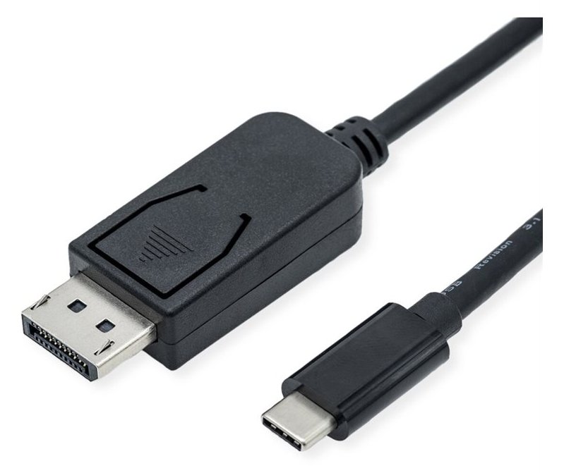 ROLINE DisplayPort-Kabel - USB-C (M) zu DisplayPort (M) von LumaTech