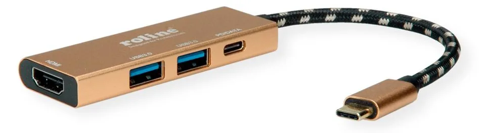 ROLINE Dockingstation - USB-C 3.2 - HDMI, Ansicht 2