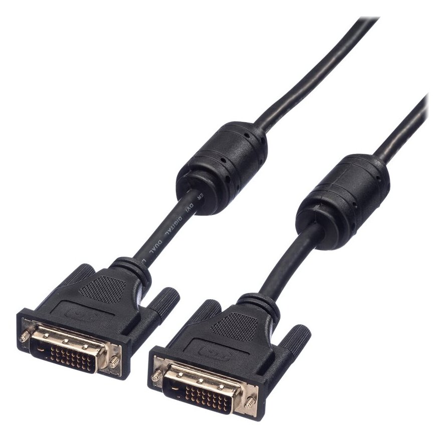 ROLINE DVI-Kabel - Dual Link - DVI-D (M) bis DVI-D (M) von LumaTech