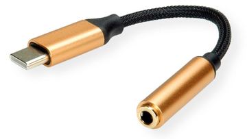 ROLINE Gold - Audio-Adapter - USB-C männlich zu Stereo Mini-Klinkenstecker weiblich von LumaTech