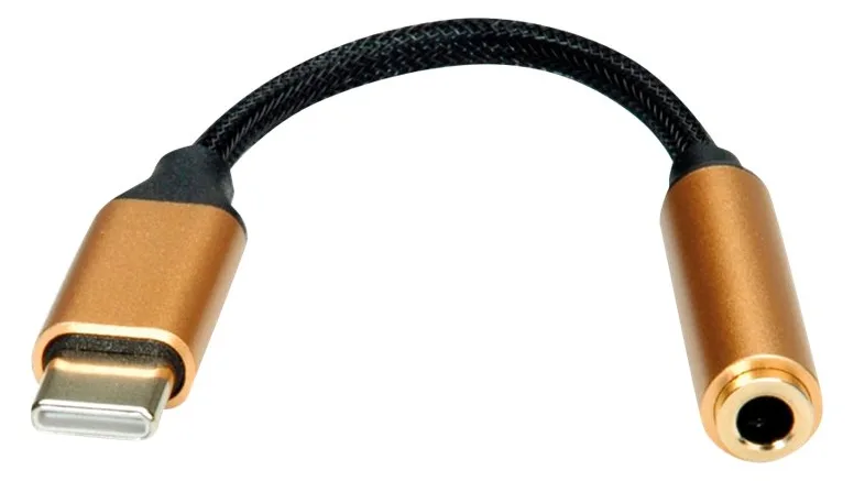 ROLINE Gold - Audio-Adapter - USB-C männlich zu Stereo Mini-Klinkenstecker weiblich, Ansicht 3