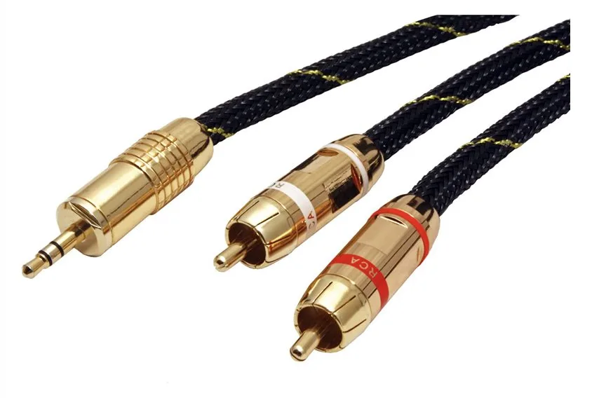 ROLINE Gold - Audiokabel - RCA (M) bis Stereo Mini-Klinkenstecker (M) - 5 m, Ansicht 4