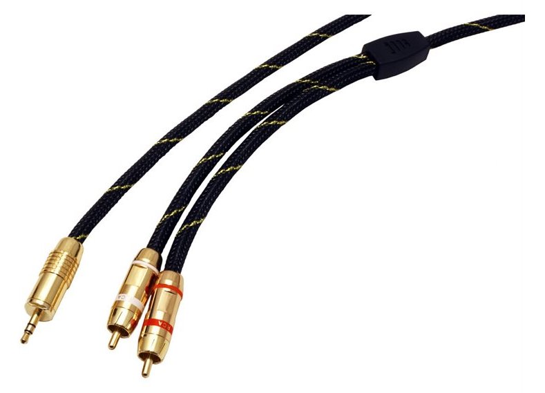 ROLINE Gold - Audiokabel - RCA (M) bis Stereo Mini-Klinkenstecker (M) von LumaTech