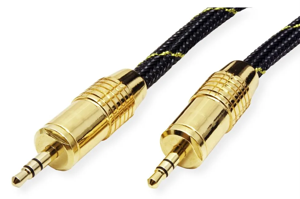 ROLINE Gold - Audiokabel - Stereo Mini-Klinkenstecker (M) - 10 m schwarz, Ansicht 2
