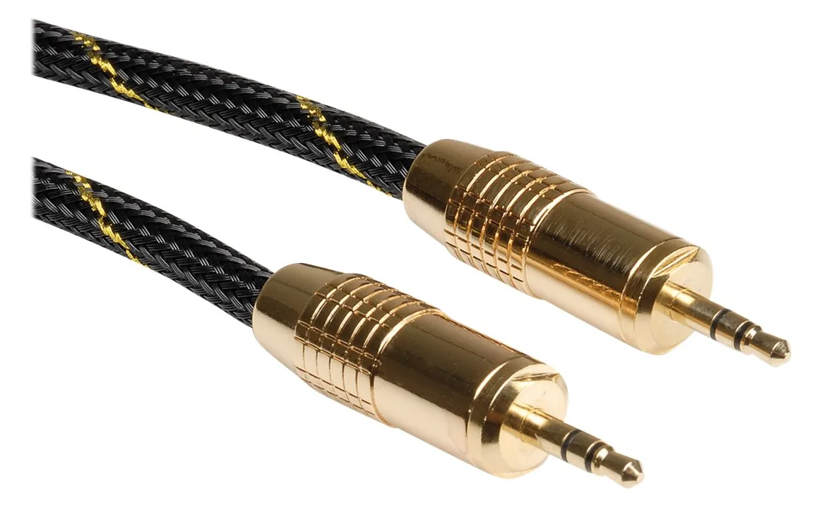 ROLINE Gold - Audiokabel - Stereo Mini-Klinkenstecker (M) - 10 m schwarz, Ansicht 4