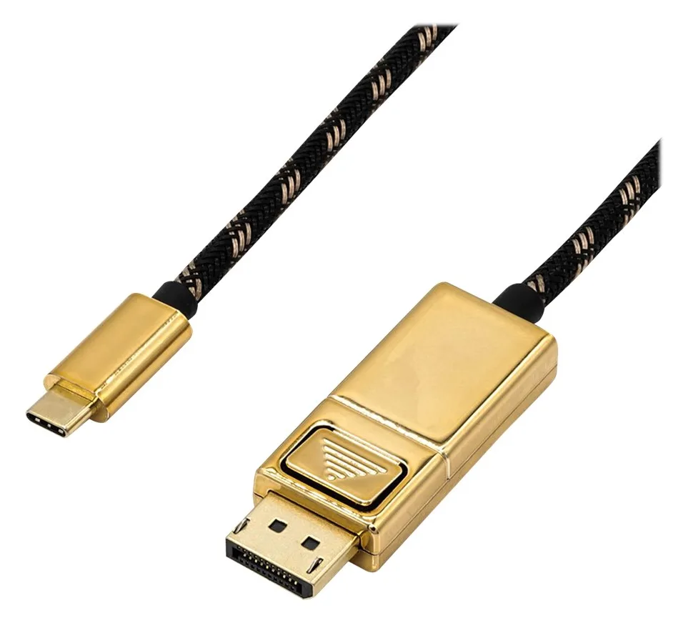 ROLINE Gold - DisplayPort-Kabel - USB-C (M), Ansicht 3