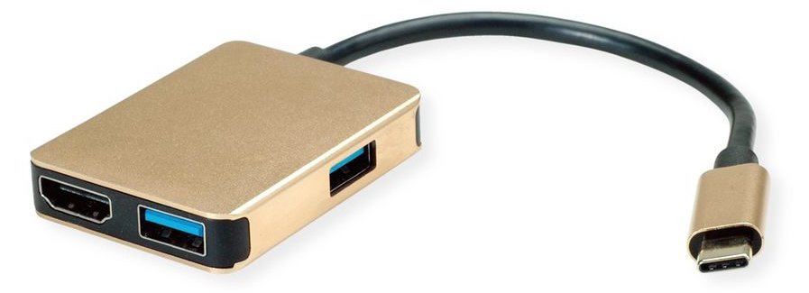 ROLINE Gold - Dockingstation - USB-C 3.2 Gen 2
