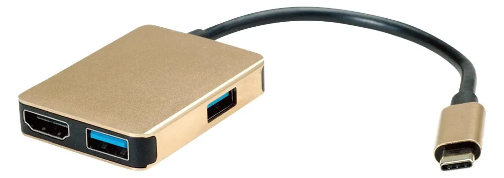 ROLINE Gold - Dockingstation - USB-C 3.2 Gen 2, Ansicht 3