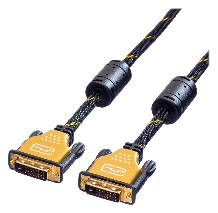 ROLINE GOLD - DVI-Kabel - Dual Link - DVI-D (M) von LumaTech