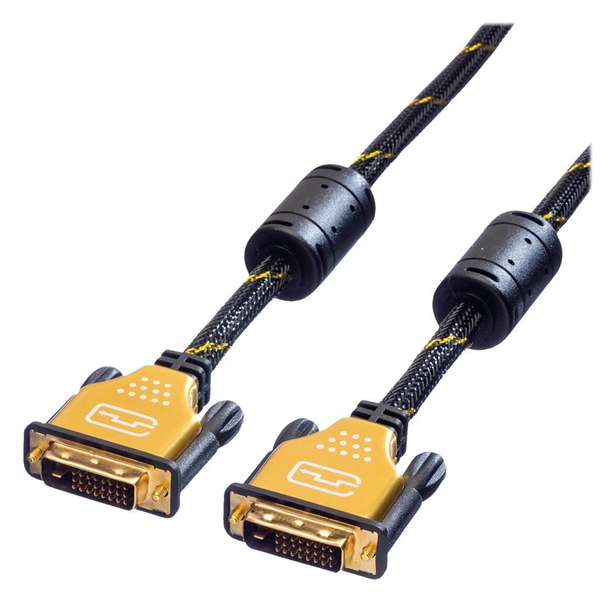 ROLINE GOLD - DVI-Kabel - Dual Link - DVI-D (M) von LumaTech