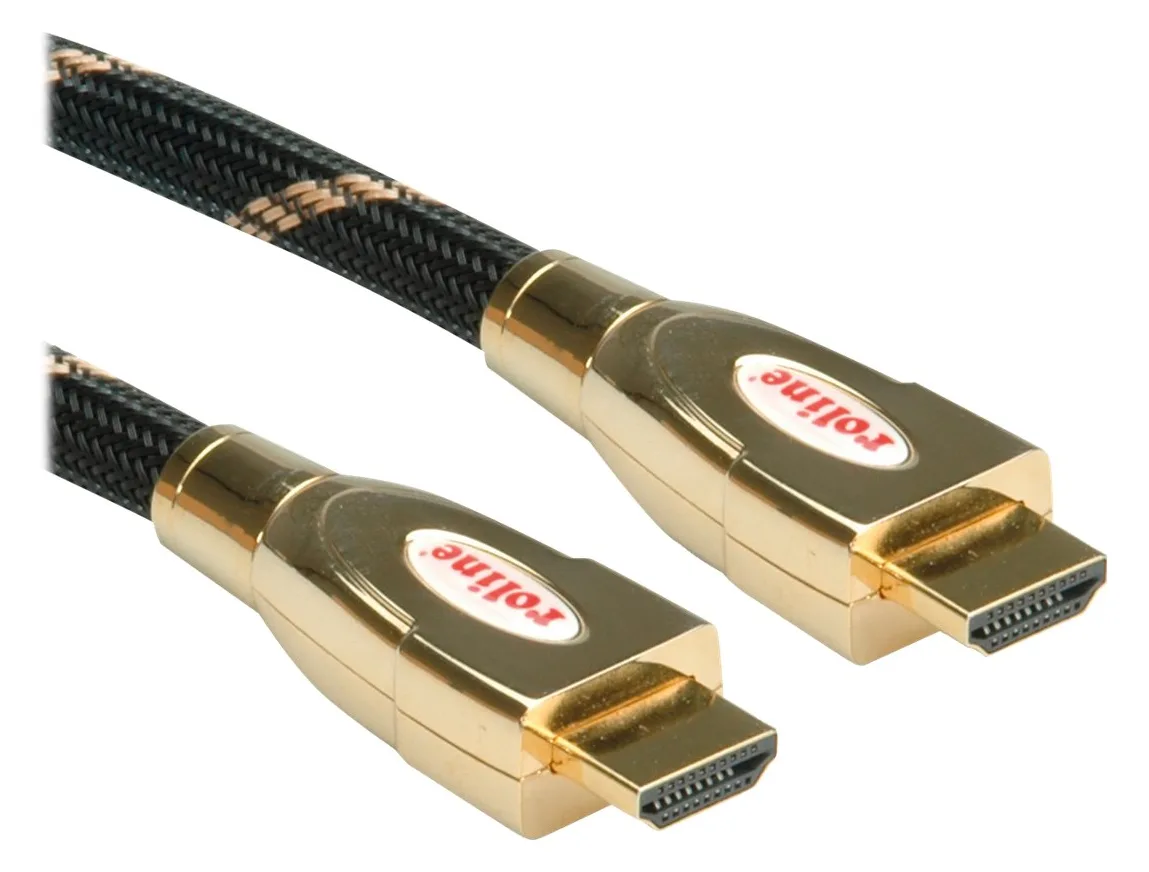 ROLINE Gold - HDMI mit Ethernetkabel - HDMI (M), Ansicht 3