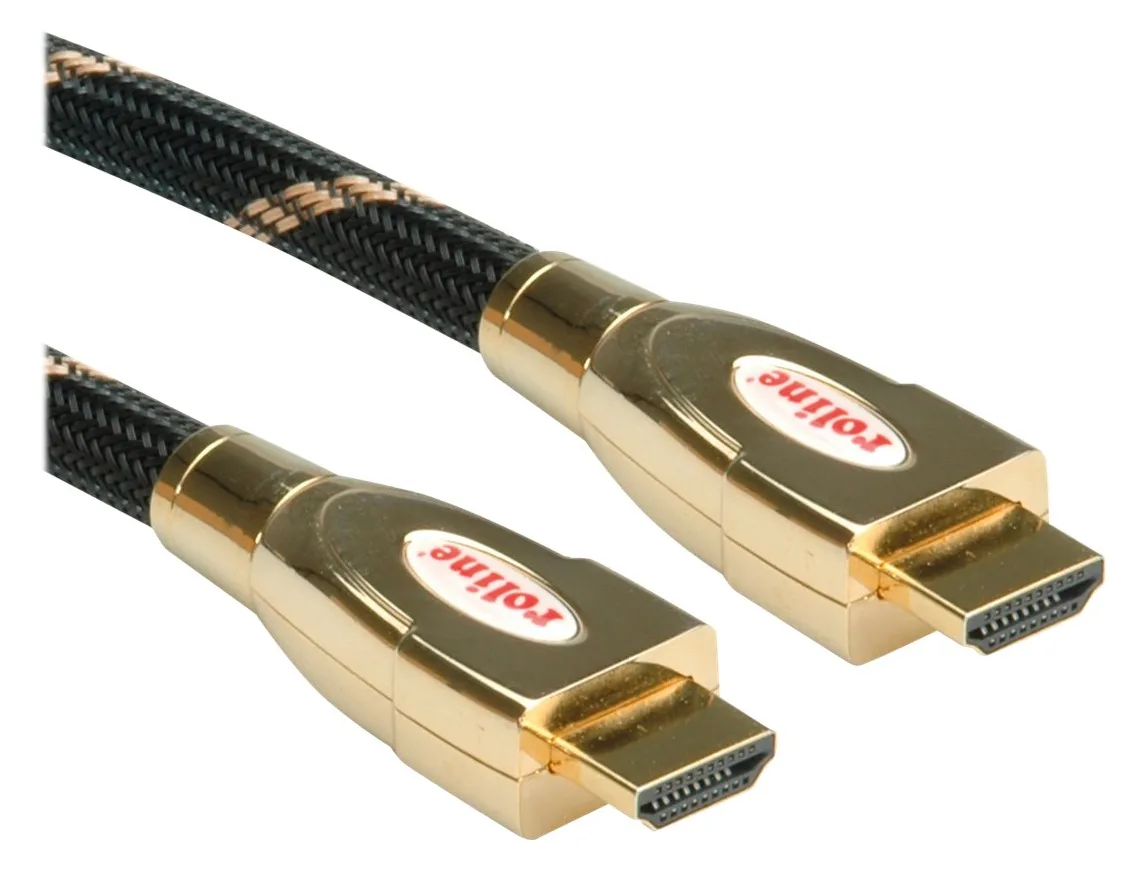 ROLINE Gold - HDMI mit Ethernetkabel - HDMI (M), Ansicht 4