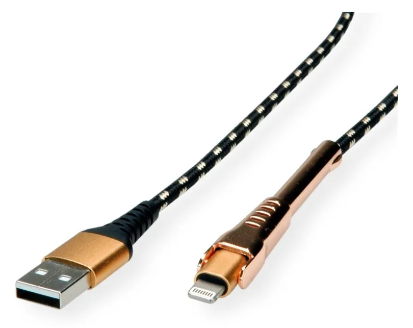 ROLINE Gold - Lightning-Kabel - Lightning männlich zu USB männlich, Ansicht 4