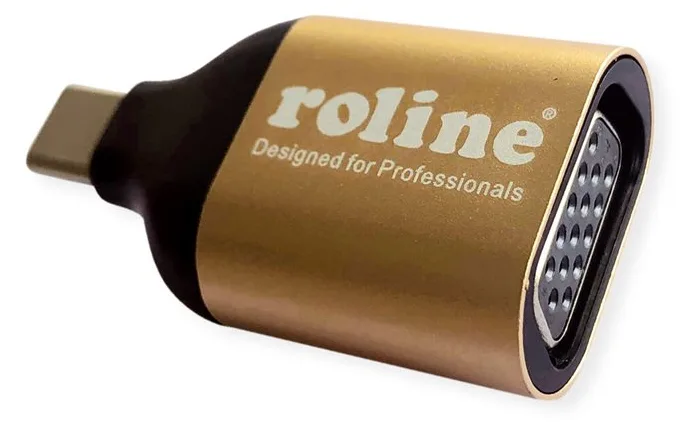 ROLINE Gold - USB-Adapter - USB-C (M) zu HD-15 (VGA), Ansicht 3