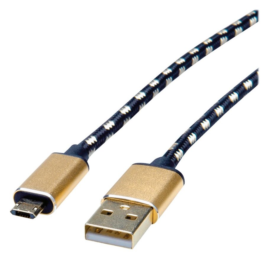 ROLINE Gold - USB-Kabel - USB (M) zu Micro-USB Typ B (M) von LumaTech