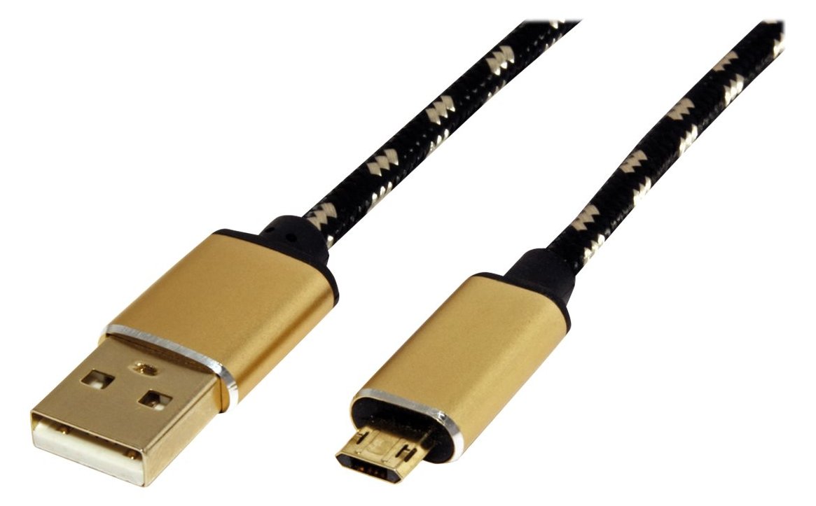 ROLINE Gold - USB-Kabel - USB (M) zu Micro-USB Typ B (M) von LumaTech