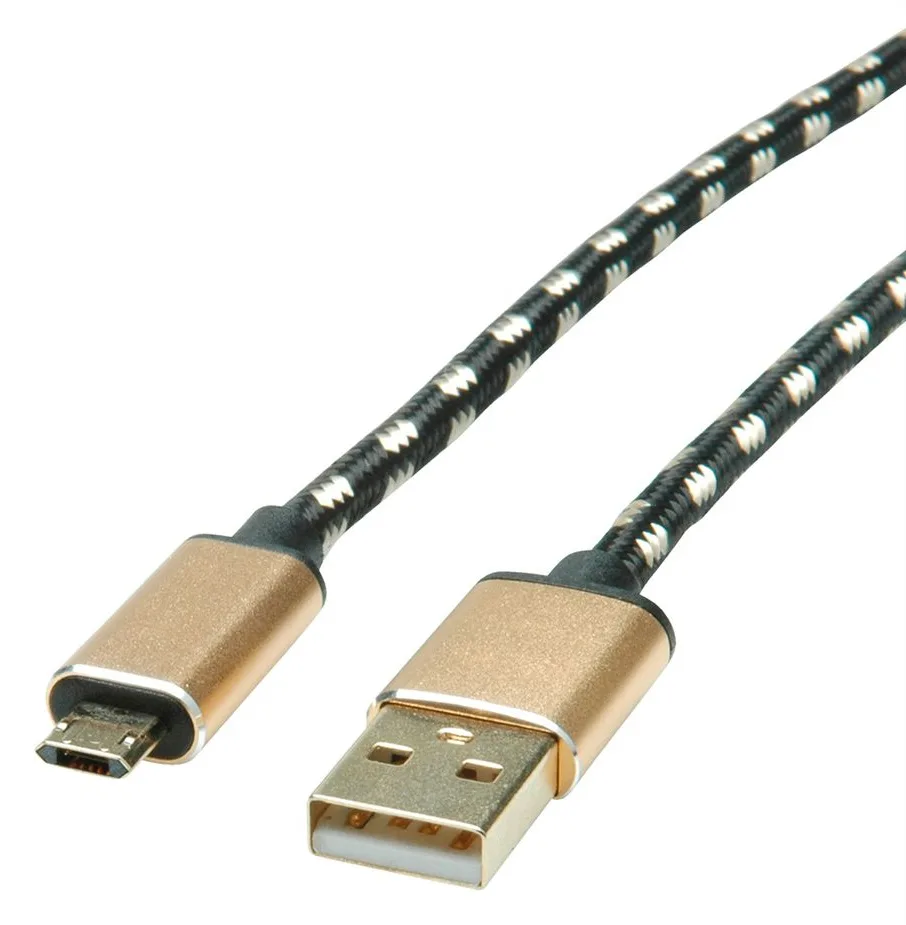 ROLINE Gold - USB-Kabel - USB (M) zu Micro-USB Typ B (M), Ansicht 2