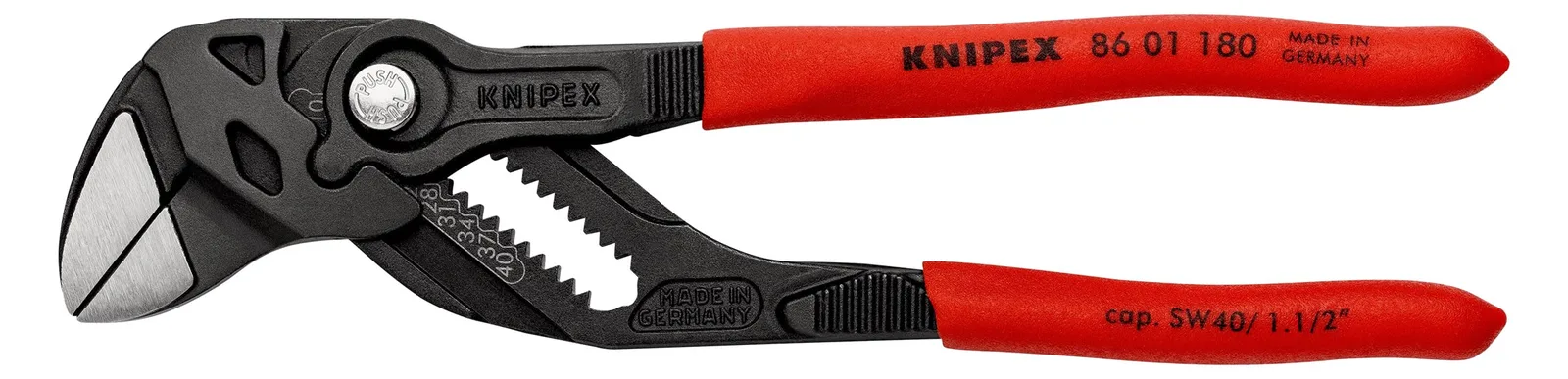 KNIPEX Nut-und-Feder-Zange - 180 mm - maximale, Ansicht 3