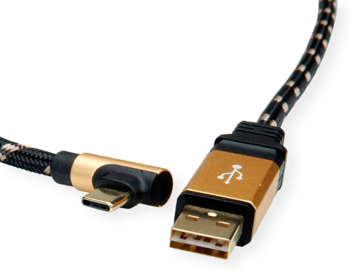 ROLINE Gold - USB-Kabel - USB (M) zu USB-C (M), Ansicht 2