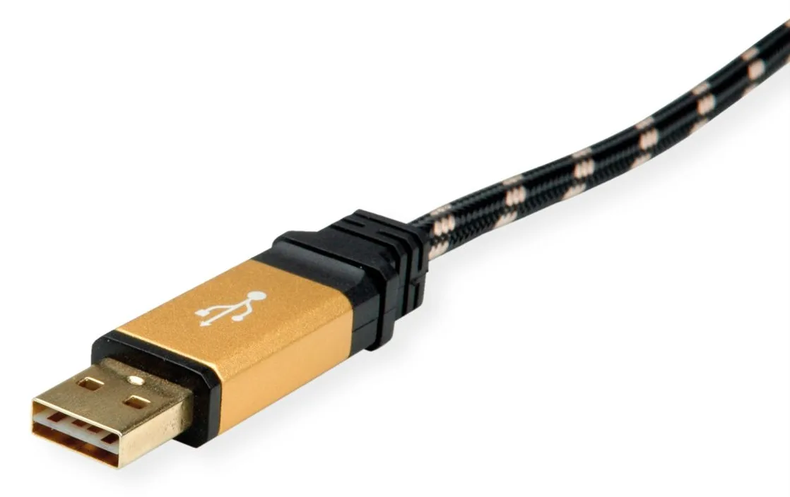 ROLINE Gold - USB-Kabel - USB (M) zu USB-C (M), Ansicht 4