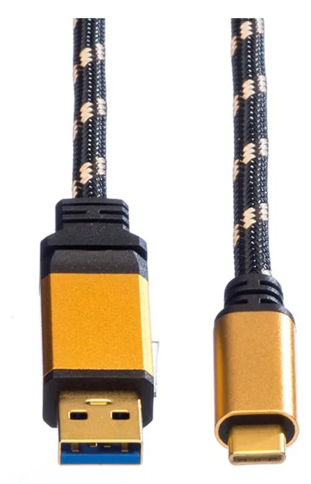 ROLINE Gold - USB-Kabel - USB Typ A (M) bis USB-C (M), Ansicht 3