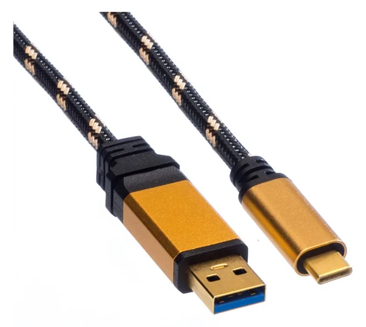 ROLINE Gold - USB-Kabel - USB Typ A (M) bis USB-C (M), Ansicht 4