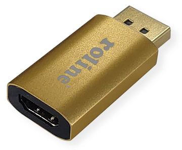 ROLINE Gold - Videoadapter - DisplayPort männlich zu HDMI weiblich von LumaTech