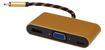 ROLINE Gold - Videoadapter - USB-C männlich zu HD-15 (VGA) von LumaTech
