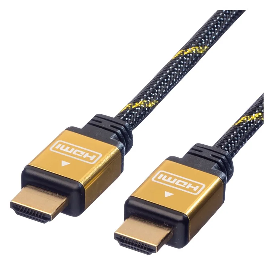 ROLINE Gold HDMI High Speed Cable with Ethernet - HDMI mit Ethernetkabel - HDMI (M), Ansicht 4