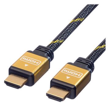 ROLINE Gold HDMI High Speed Cable with Ethernet - HDMI mit Ethernetkabel - HDMI (M) von LumaTech