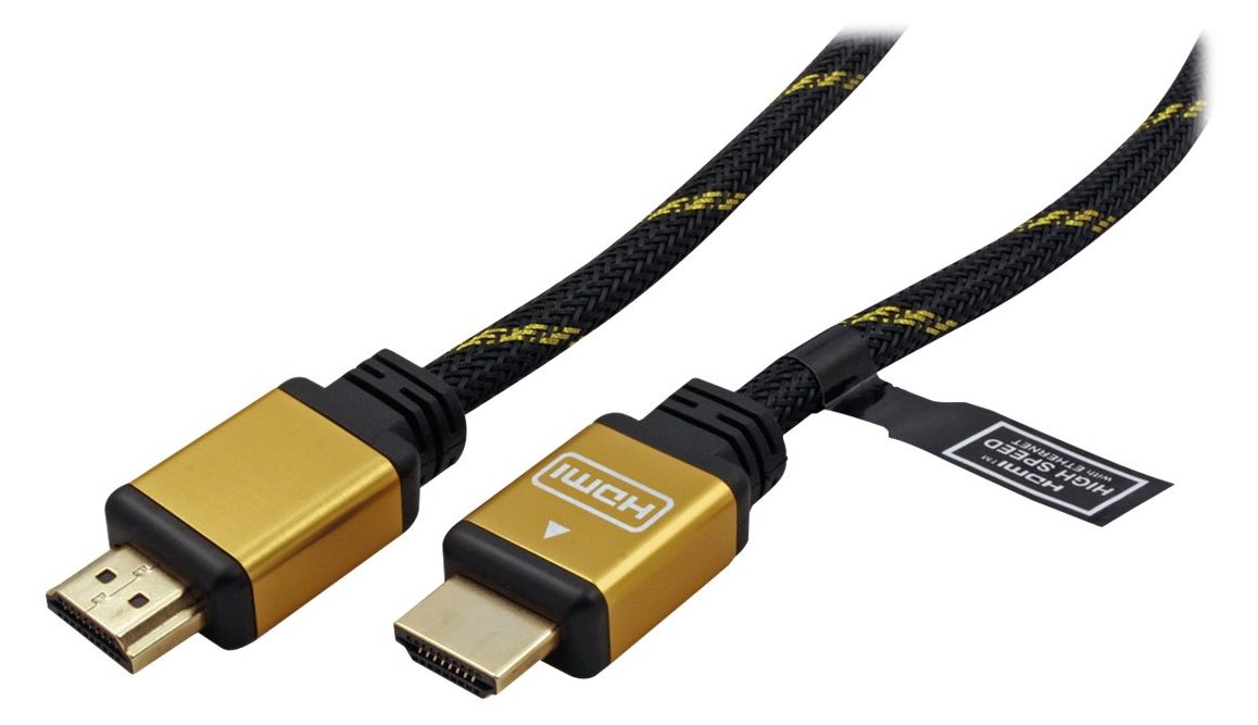 ROLINE Gold HDMI High Speed Cable with Ethernet - HDMI mit Ethernetkabel - HDMI (M)